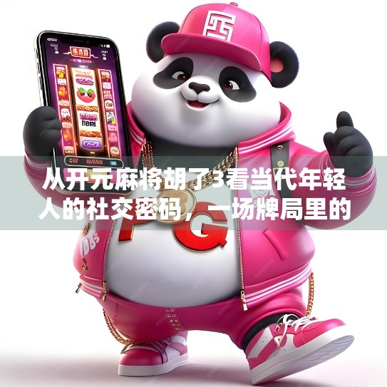 从开元麻将胡了3看当代年轻人的社交密码，一场牌局里的情绪释放与身份认同