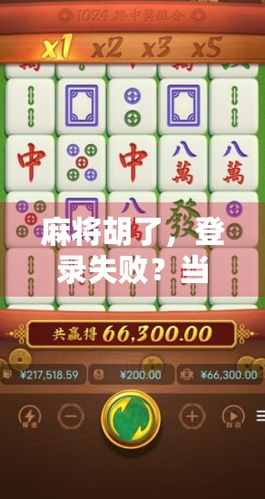 麻将胡了，登录失败？当代年轻人的精神胜利法与数字焦虑