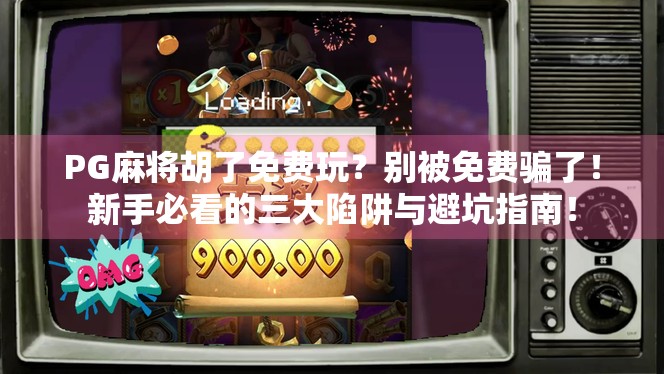 PG麻将胡了免费玩?别被免费骗了!新手必看的三大陷阱与避坑指南!