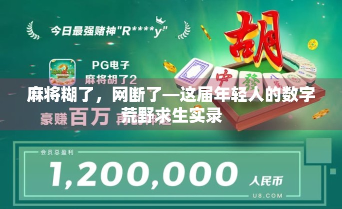 麻将糊了,网断了—这届年轻人的数字荒野求生实录