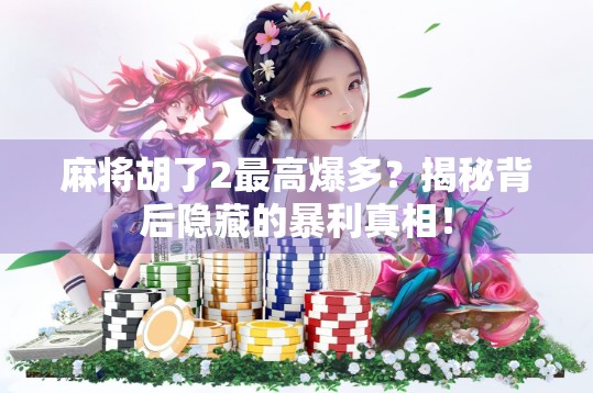 麻将胡了2最高爆多？揭秘背后隐藏的暴利真相！