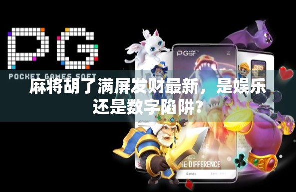 麻将胡了满屏发财最新，是娱乐还是数字陷阱？