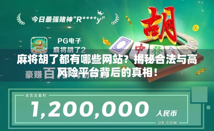 麻将胡了都有哪些网站？揭秘合法与高风险平台背后的真相！