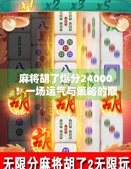 麻将胡了爆分24000！一场运气与策略的巅峰对决，你敢信吗？