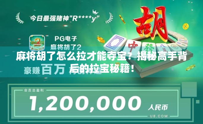 麻将胡了怎么拉才能夺宝？揭秘高手背后的拉宝秘籍！