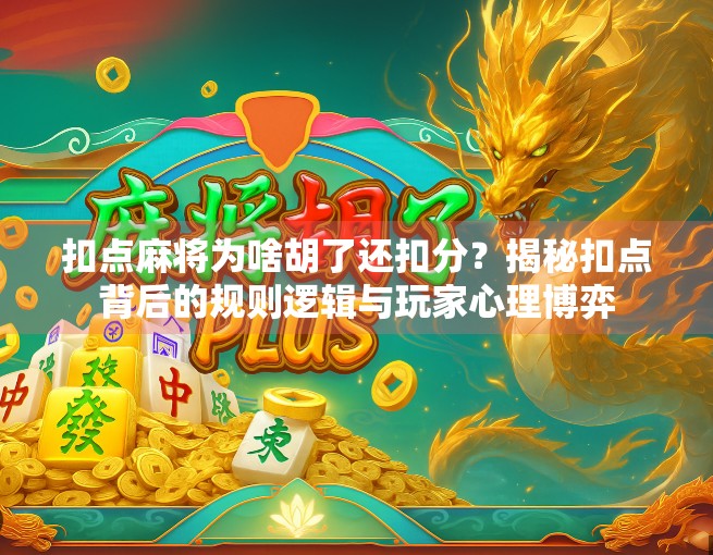 扣点麻将为啥胡了还扣分？揭秘扣点背后的规则逻辑与玩家心理博弈