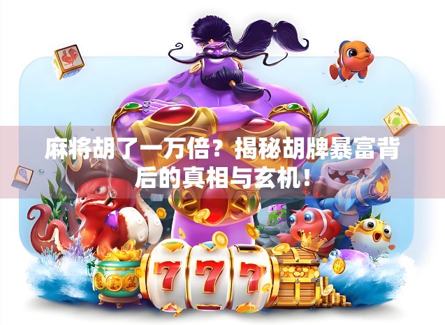 麻将胡了一万倍？揭秘胡牌暴富背后的真相与玄机！