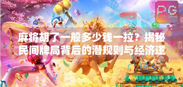 麻将胡了一般多少钱一拉？揭秘民间牌局背后的潜规则与经济逻辑！
