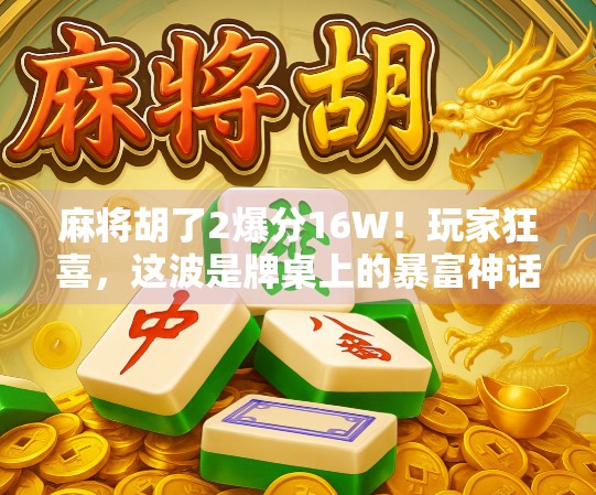 麻将胡了2爆分16W！玩家狂喜，这波是牌桌上的暴富神话？